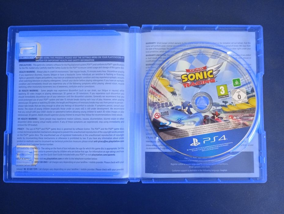 PS4 Team Sonic racing completo