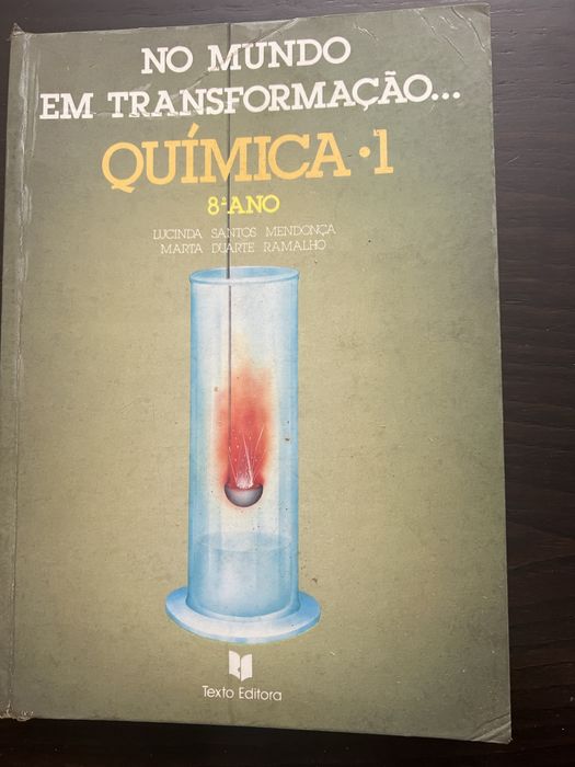Lote livros escolares ciencias e quimica antigos