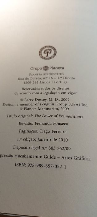 O Poder das Premonições - Larry Dossey
