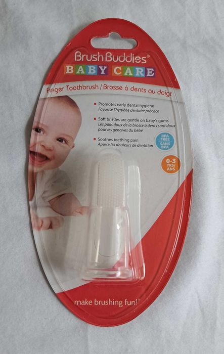 1 Escova Dental de Dedos - Bebés dos 0 aos 3 anos - Nova!