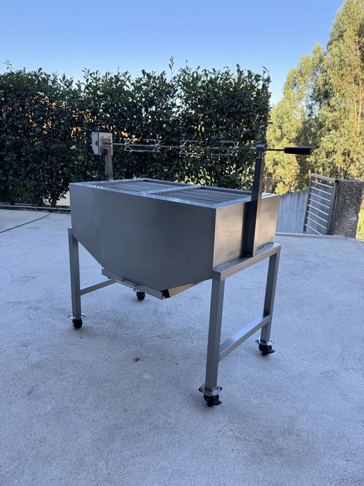 Grelhador em aço inoxidavel