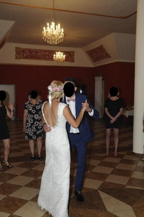 Suknia Ślubna cekinowa