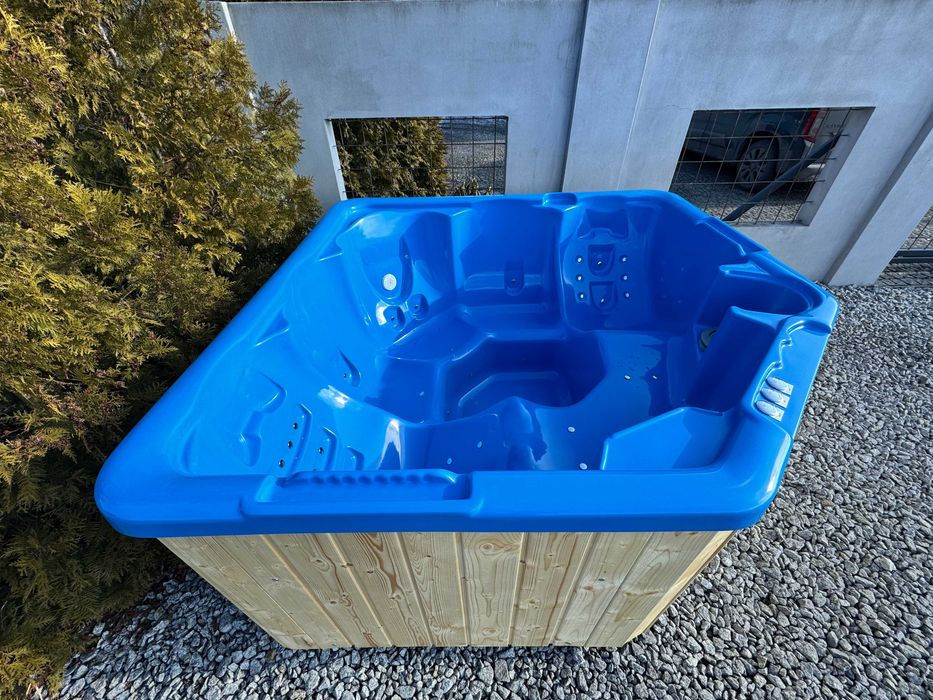 Jacuzzi balia bania gorąca beczka NOWE 2 MIEJSCA LEŻĄCE do sauny