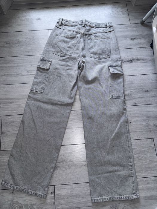 Spodnie Jeansowe jeans jasnoszare Cropp