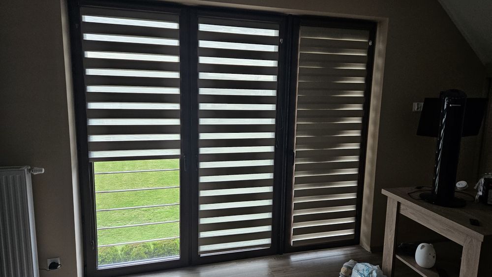 Roleta rolety okienne dzień noc okno 2,7 x 2,3 m