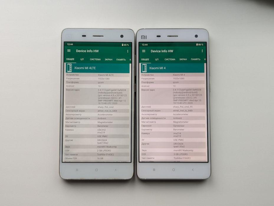Xiaomi Mi 4 LTE 2/16GB и Mi 4W 3/16GB