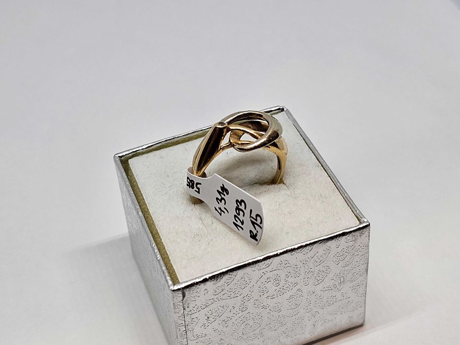 Pierścionek Złoty 4,31g R15 P585 * Komis Madej Gorlice