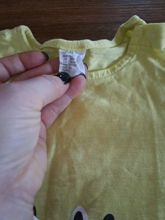 Komplecik h&m 92 bluzeczka I leginsy