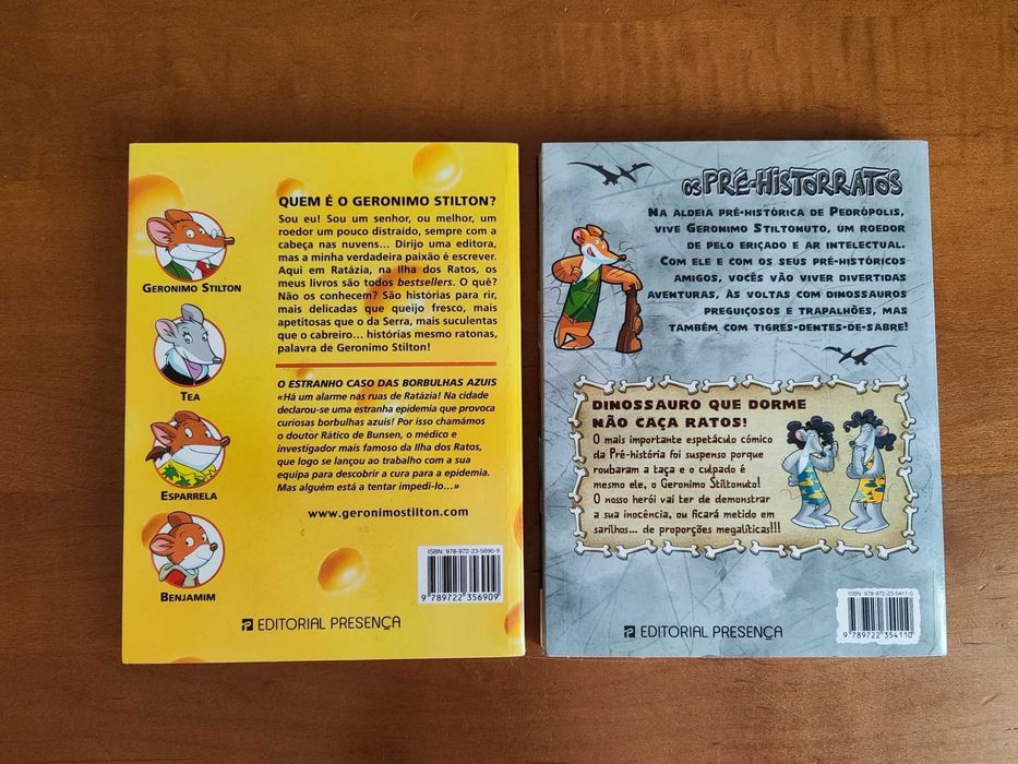 Livros "Geronimo Stilton"