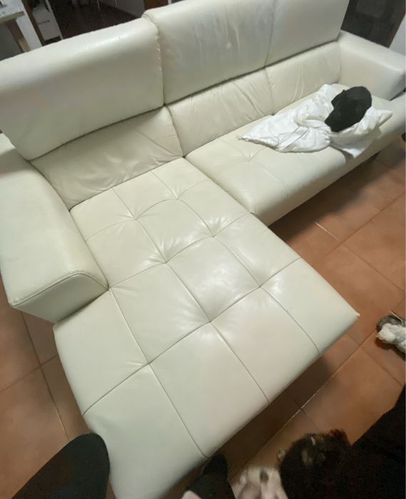 Sofá com chaiselong