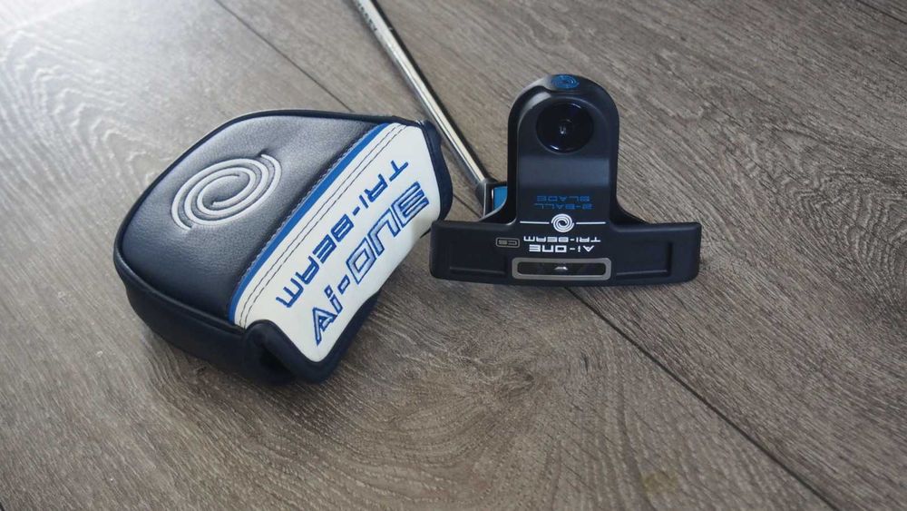 Kij do golfa Putter Odyssey Ai-ONE Tri-Beam 2-BALL BLADE CS | Mallet | Shaft Stroke Lab SL90 | Stan Idealny | 34,5 CALA