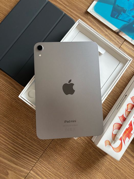 Pad mini A17 Pro 128GB Space Gray + Apple Pencil Pro + Capa Apple | Fatura