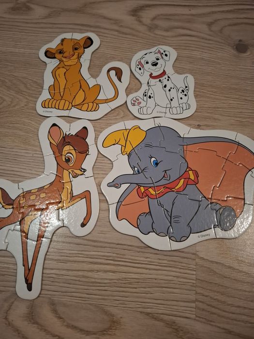 Puzle Disney 2+ stan bardzo dobry