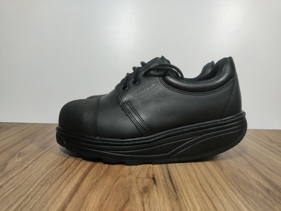 Buty Mbt skórzane korygujące zdrowotne czarne r. 39 25,7cm