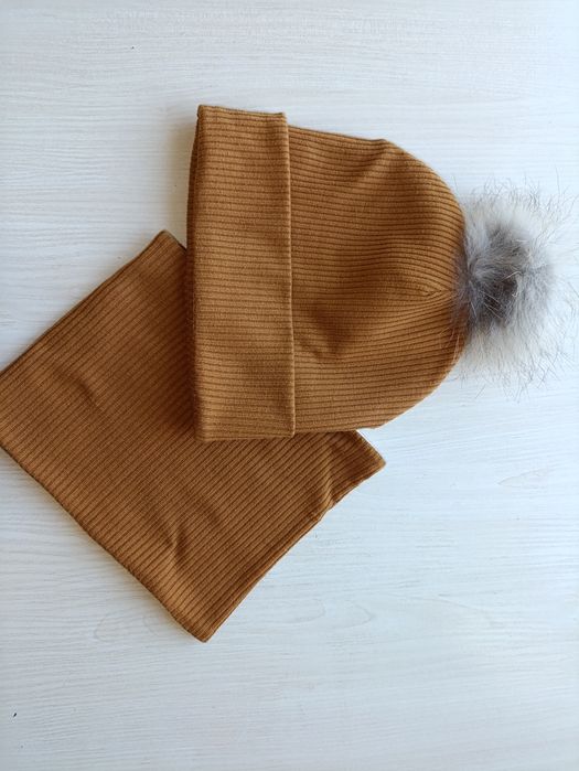 Зимовий набір, шапка і хомут набор зимний