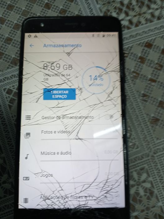 Telemóvel BQ Aquaris xpro para peças ou restauro