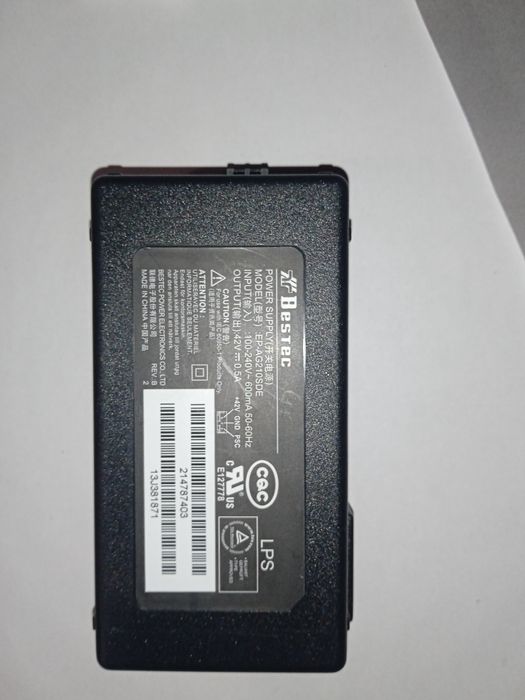 Блок живлення Bestec EP-AG2105DE 42V 0.5A