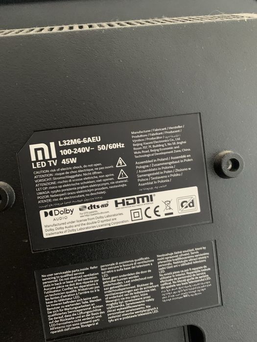 Televisão mi led 32 polegadas