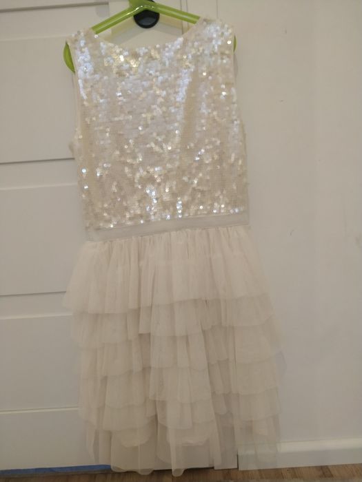 Sukienka biała anioł jasełka r. 152/158