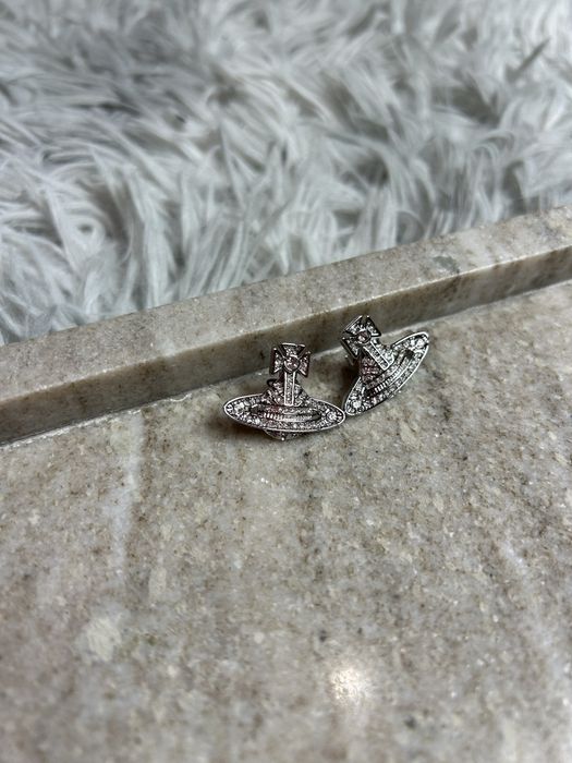 Vivienne Westwood Saturn Earrings сережки серьги гвоздики сережки