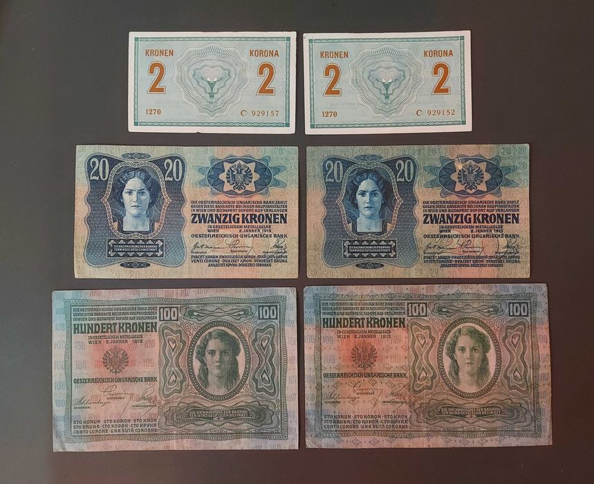 Австро-Угорські крони, польські злоті