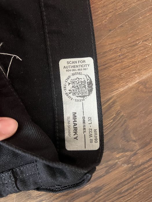 Чорні джинси diesel