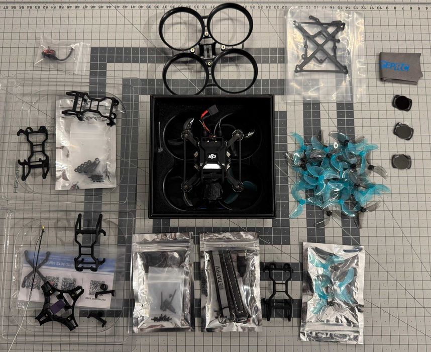 Dron betaFPV Pavo Pico ELRS, duży zestaw, baterie, ramy, silnik filtry