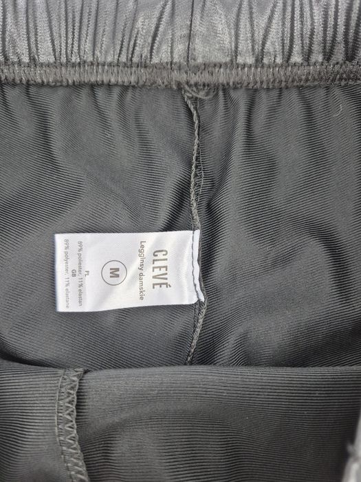 Legginsy świecący materiał nowe M