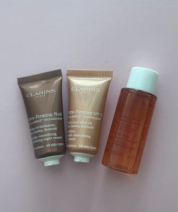 Extra ujędrniający zestaw Clarins pielęgnacja twarzy