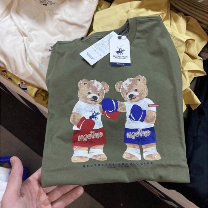 Футболка polo bear ralph lauren унісекс футболка з ведмедем.футболка