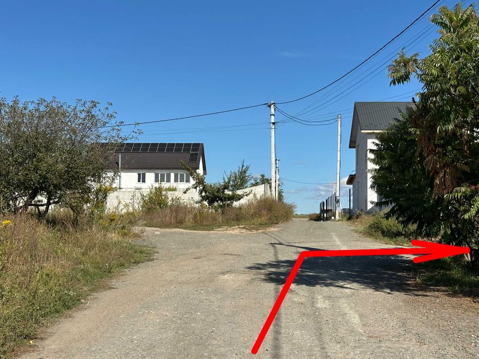 Продаж ділянки 8 соток в с.Тарасівка, вул.Б.Хмельницького під забудову