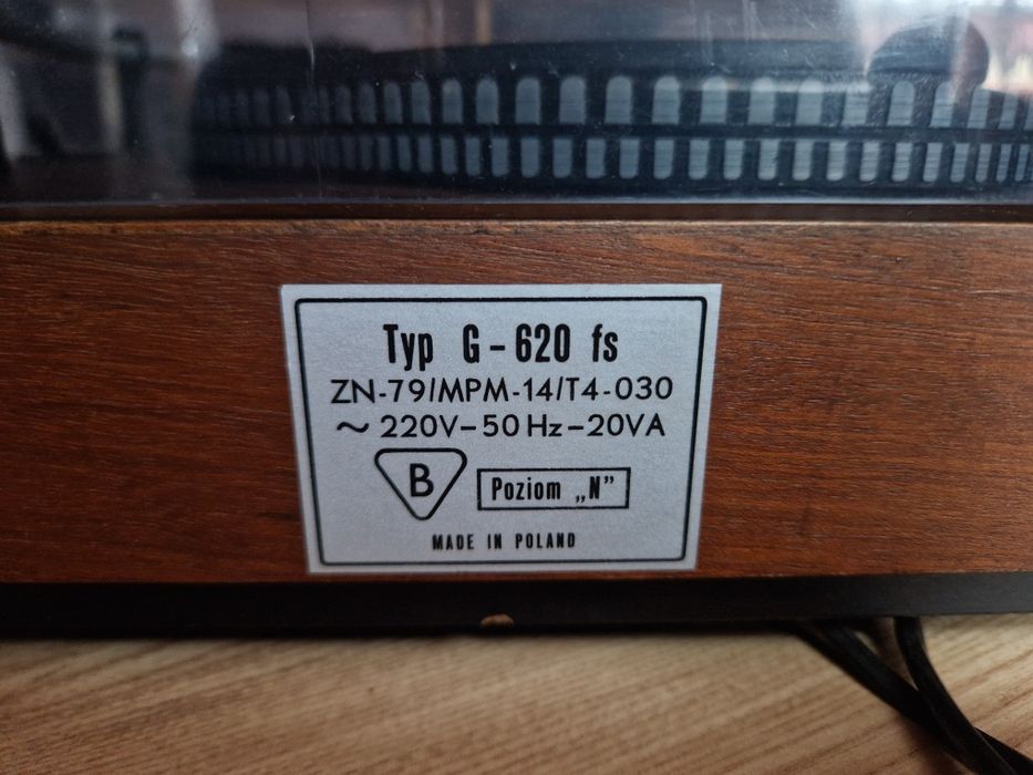 Gramofon Adapter Unitra Fonica Fryderyk GS-620