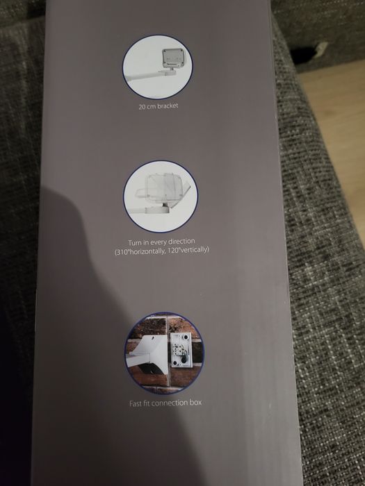 3x Reflektor  led na wsporniku 20cm,  lampa , 12w 800l