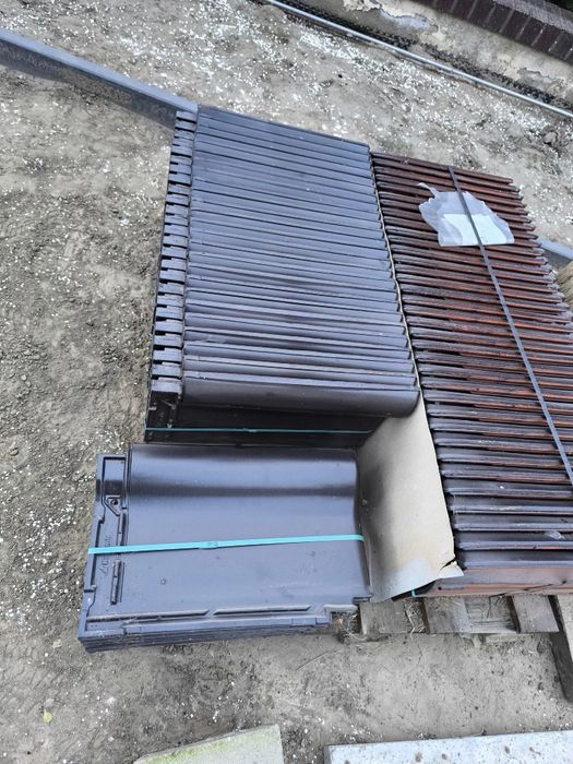 Dachówka alegra 9 antracyt angoba prawa lewa