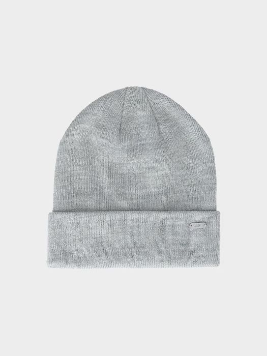 4F czapka zimowa beanie uniseks one size szara NOWA bez metek
