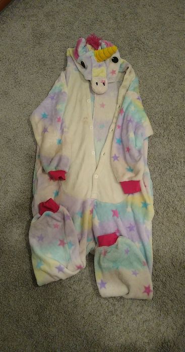 Piżama jednorożec jednoczęściowa