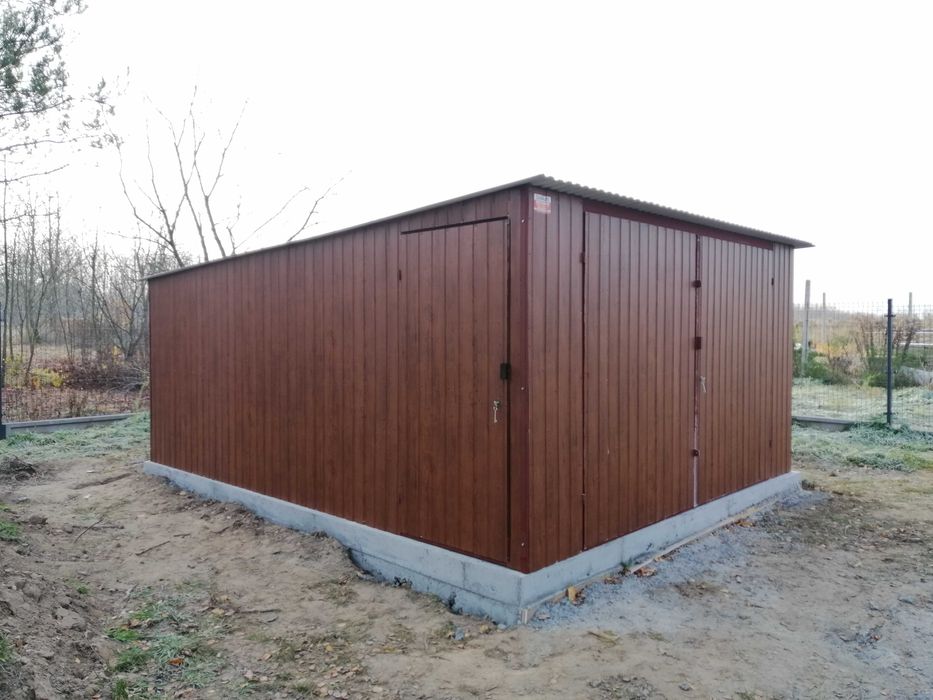 Garaż ocynk grafit brąz orzech złoty dąb garaże kolor