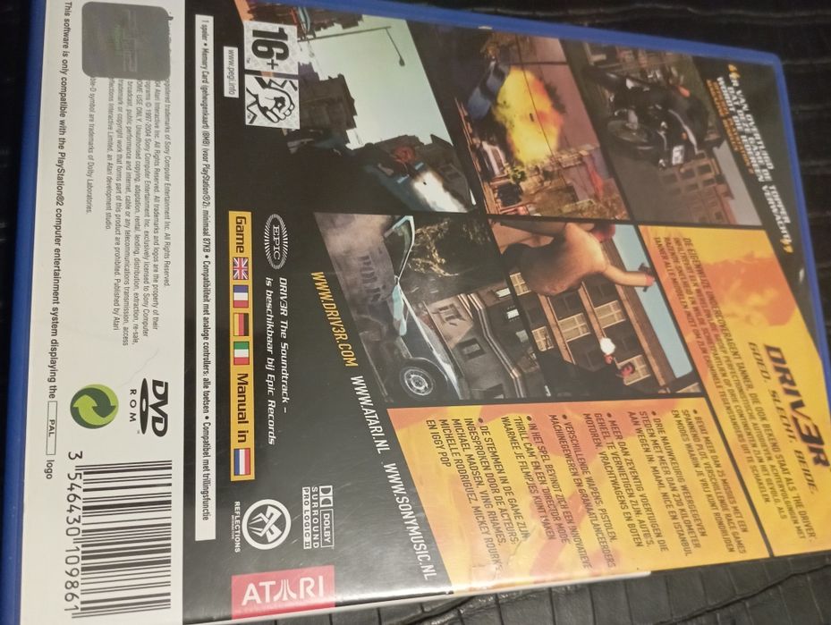 Gra Driver 3 na PS 2