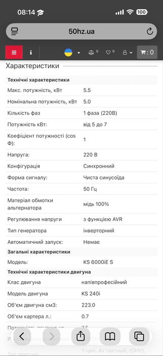Генератор інверторний