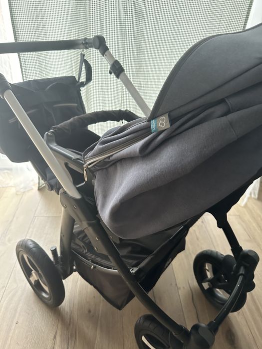 Wózek 2w1 Baby Design Husky, jeans, 1 właściciel, zakup Smyk
