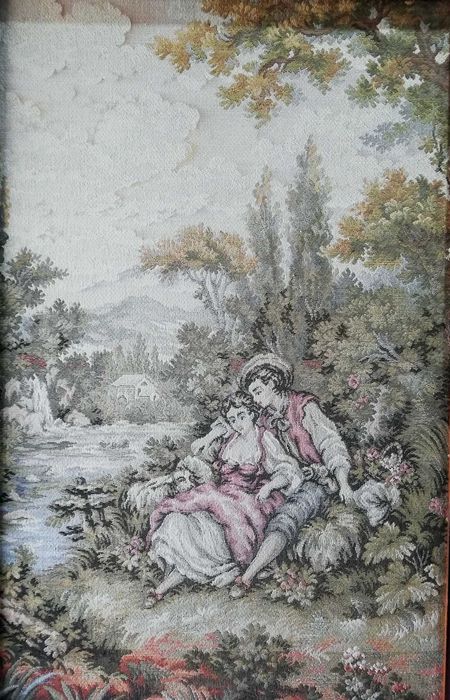 Quadro / Tapeçaria tipo Gobelin