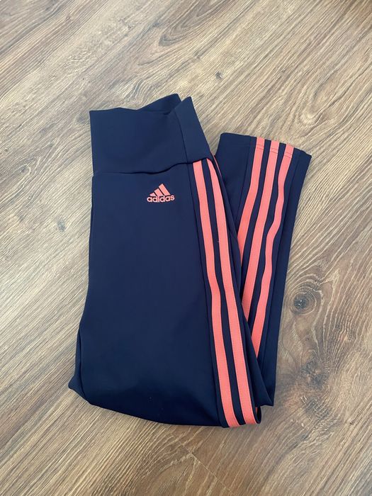 Leginsy Adidas skinny spodnie sportowe