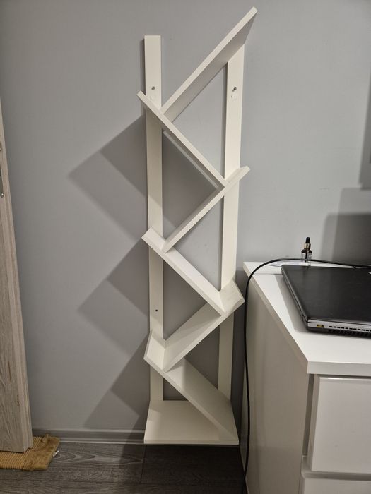 Regał / półka na książki – nowoczesny design, biały