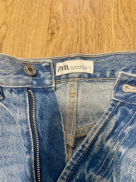 Стільні прямі джинси Zara 32 / xxs / xs / s