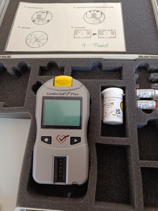 Лабораторне дослідження. Кров. Цукровий діабет.CardioChek Plus.