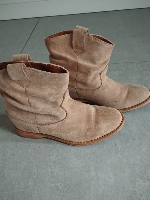 Zamszowe botki rozm. 37