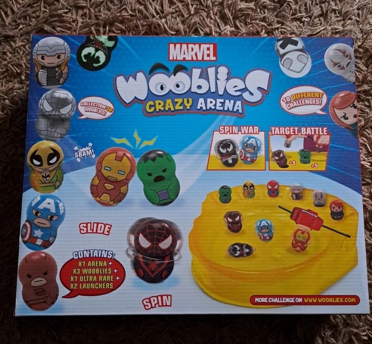 Nowe Figurki Marvel Wooblies Crazy Arena prezent na dzień dziecka