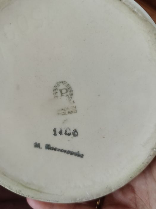 Wazon porcelanowy PRL,duży