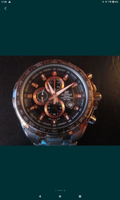 Casio EF 539D 1A5 хронограф