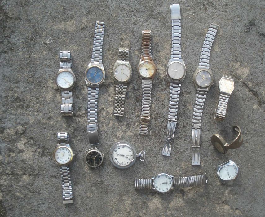 Stare zegarki 13 sztuk Poraj • OLX.pl